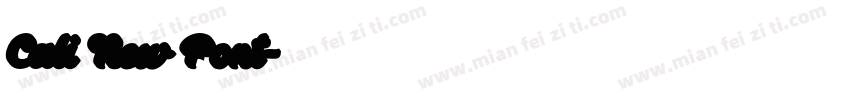 Cali New Font字体转换